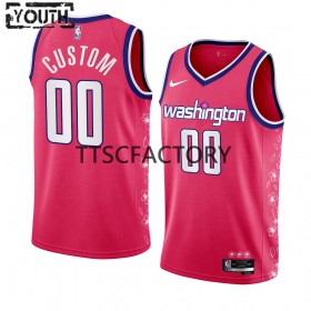 Washington Wizards Custom Nike 2022-23 City Edition Vaaleanpunainen Pelipaidat Swingman - Lasten